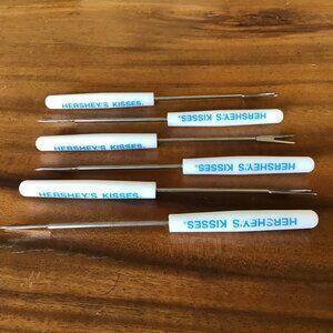6 Hershey Kisses Chocolate fondue Skewers